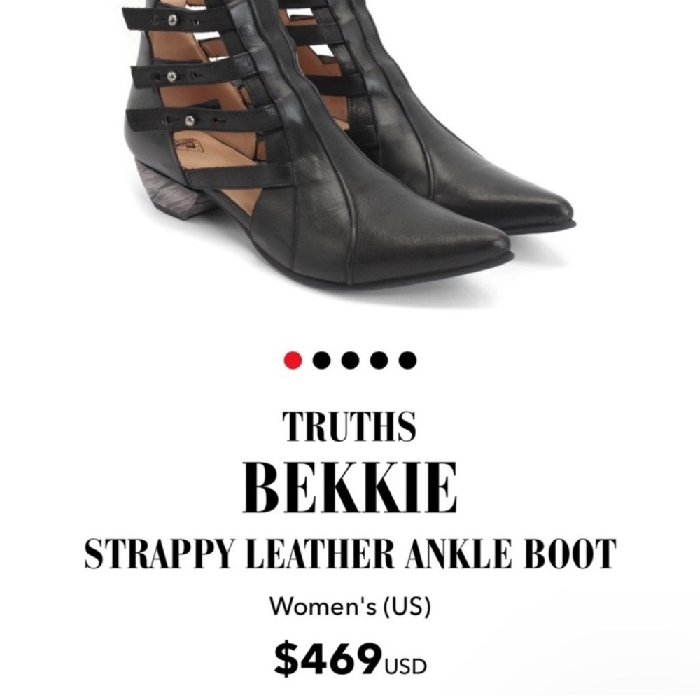 John Fluevog Bekkie Strappy Ankle Boot